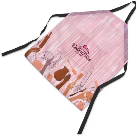 Hoppla Simma Recycled PET Stitch-Bond Apron Branded Flat